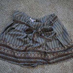 Women's Forever 21 Patterned Flowy Boho Shorts